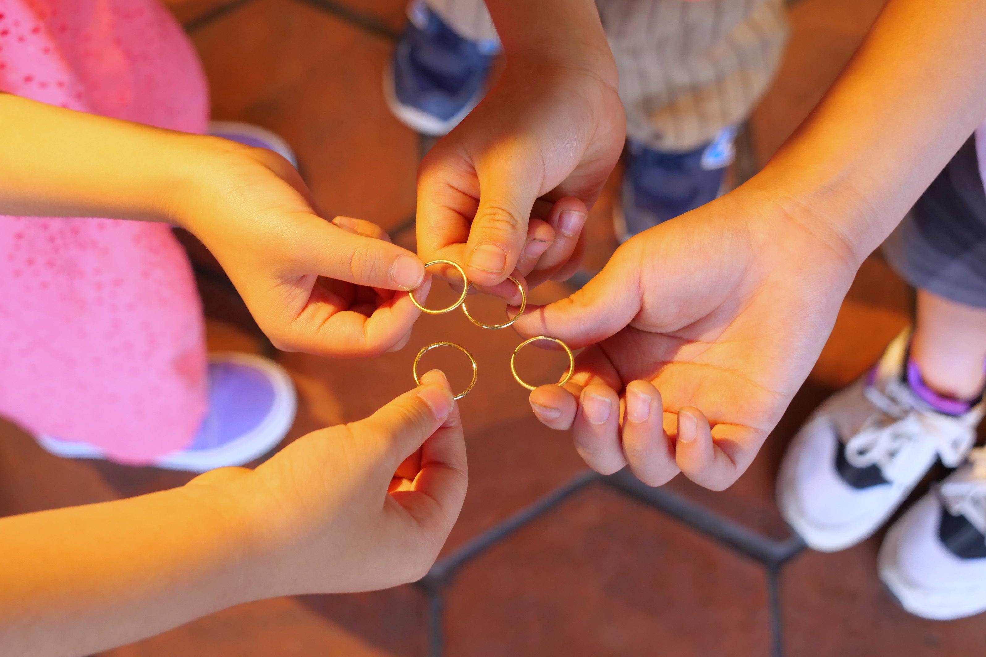 Kids workshop 「きんのゆびわをつくってみよう」