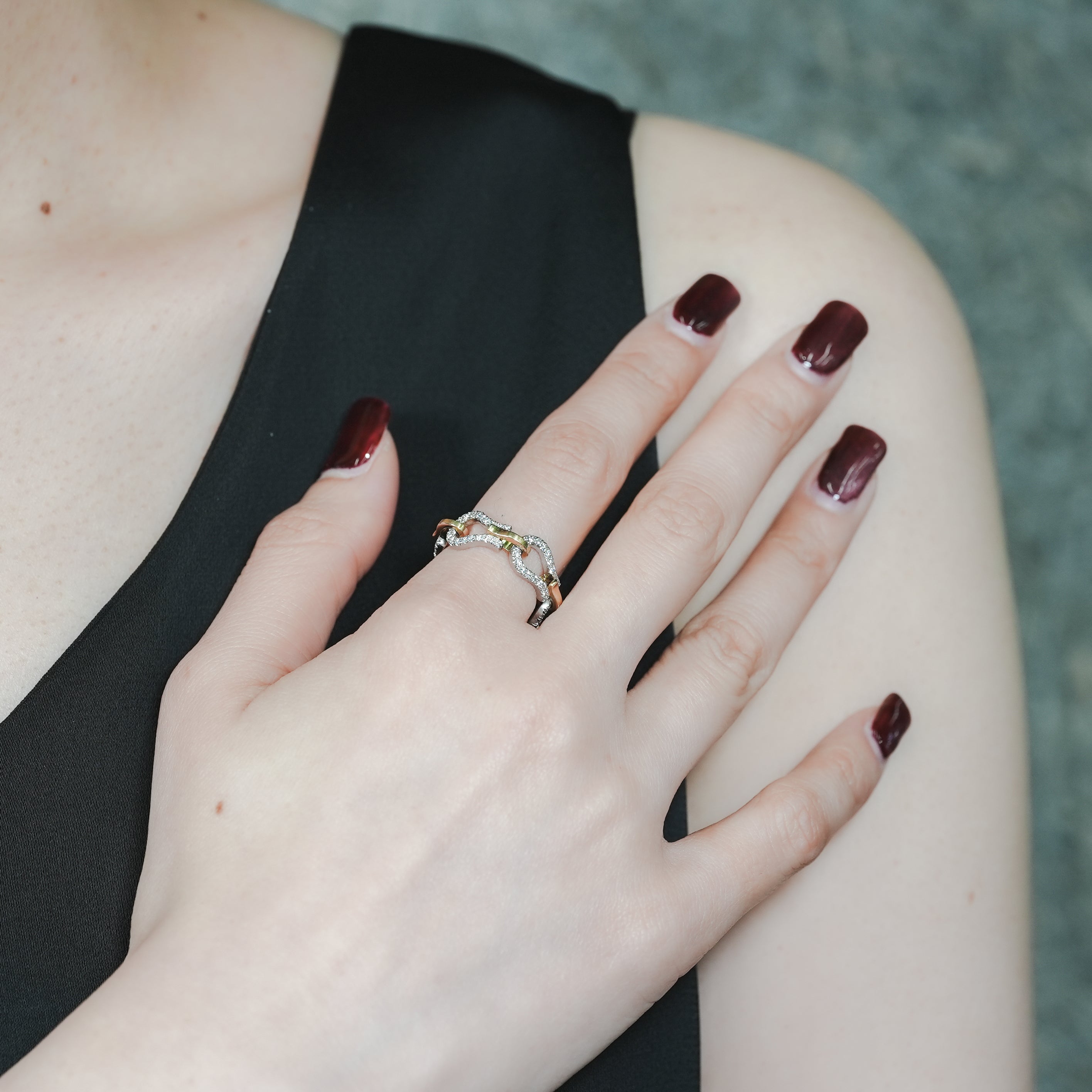 REFINE METAL COLLECTION RING [RF2025-R2]