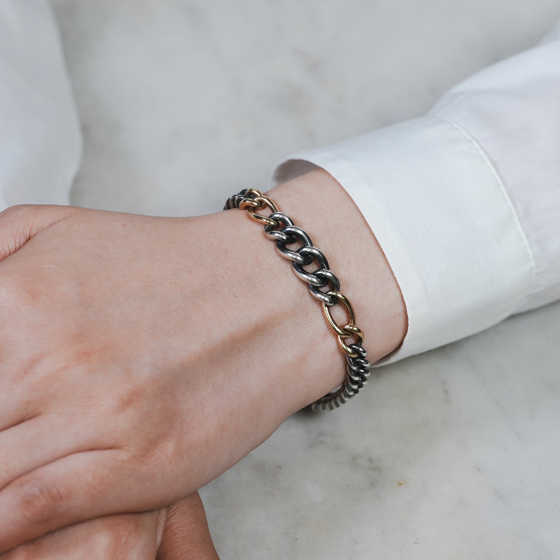 HUMETE GRADATION CHAIN BRACELET [et-BR130s-ND]