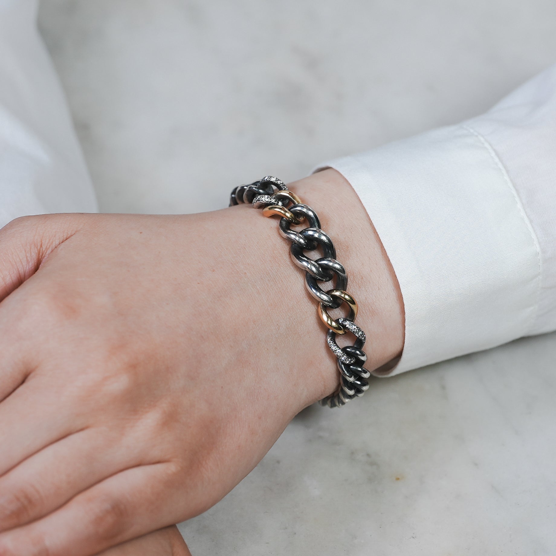 HUMETE GRADATION CHAIN BRACELET [et-BR131m]