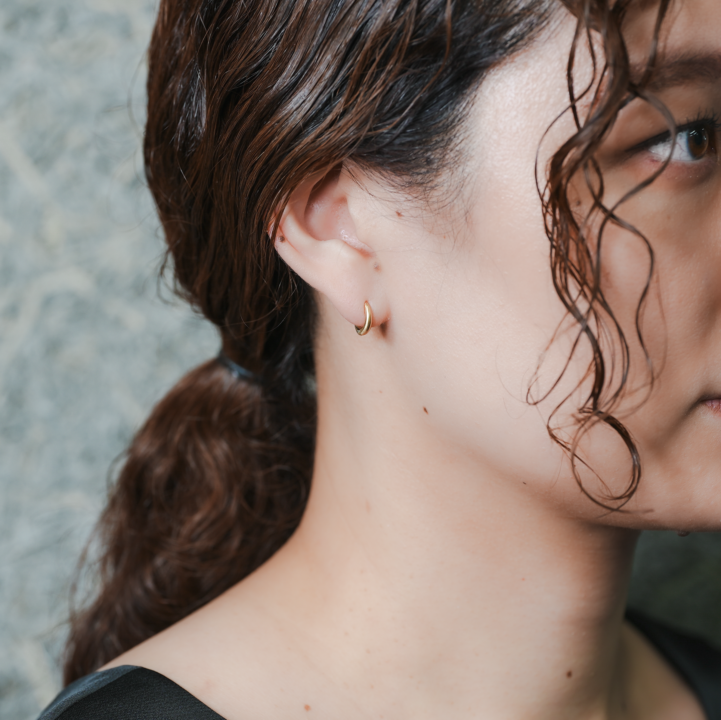 HUMETE ’CLASSIC’ PIERCED EARRINGS [et-P95s]