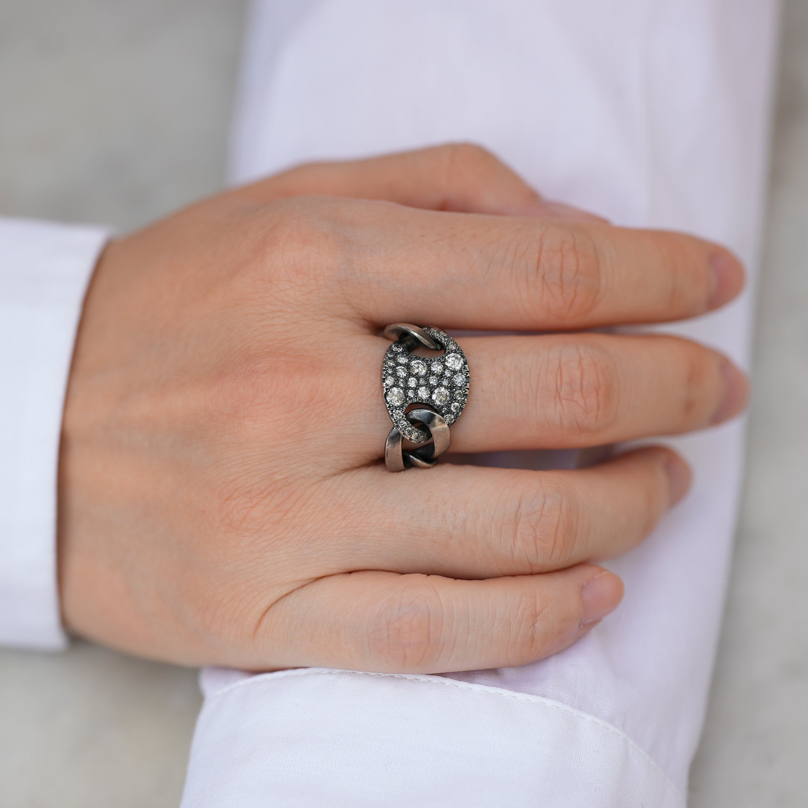 HUMETE PAVE RING [et-R69SVP]
