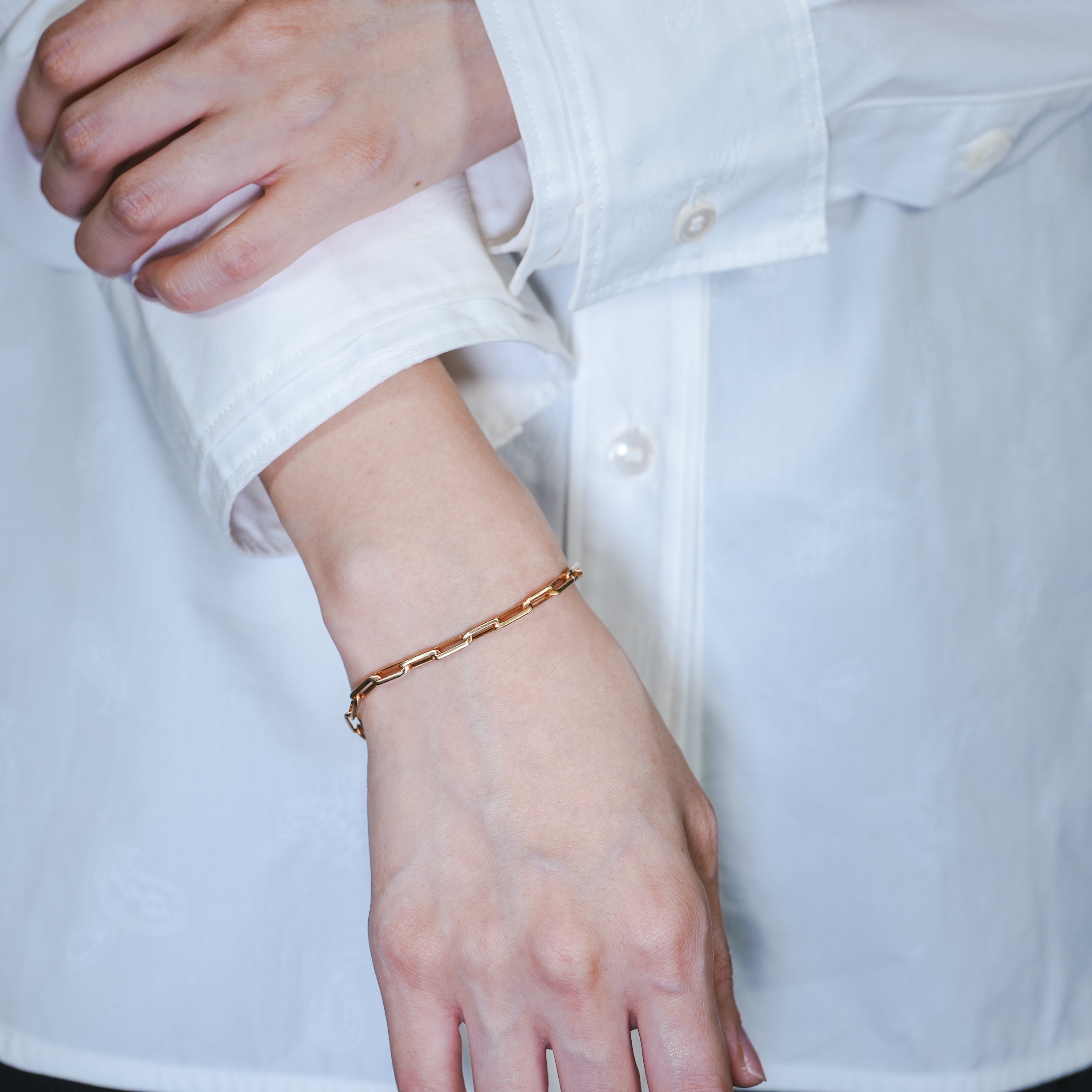 DECO LACE CHAIN BRACELET [la-BR266-NC]