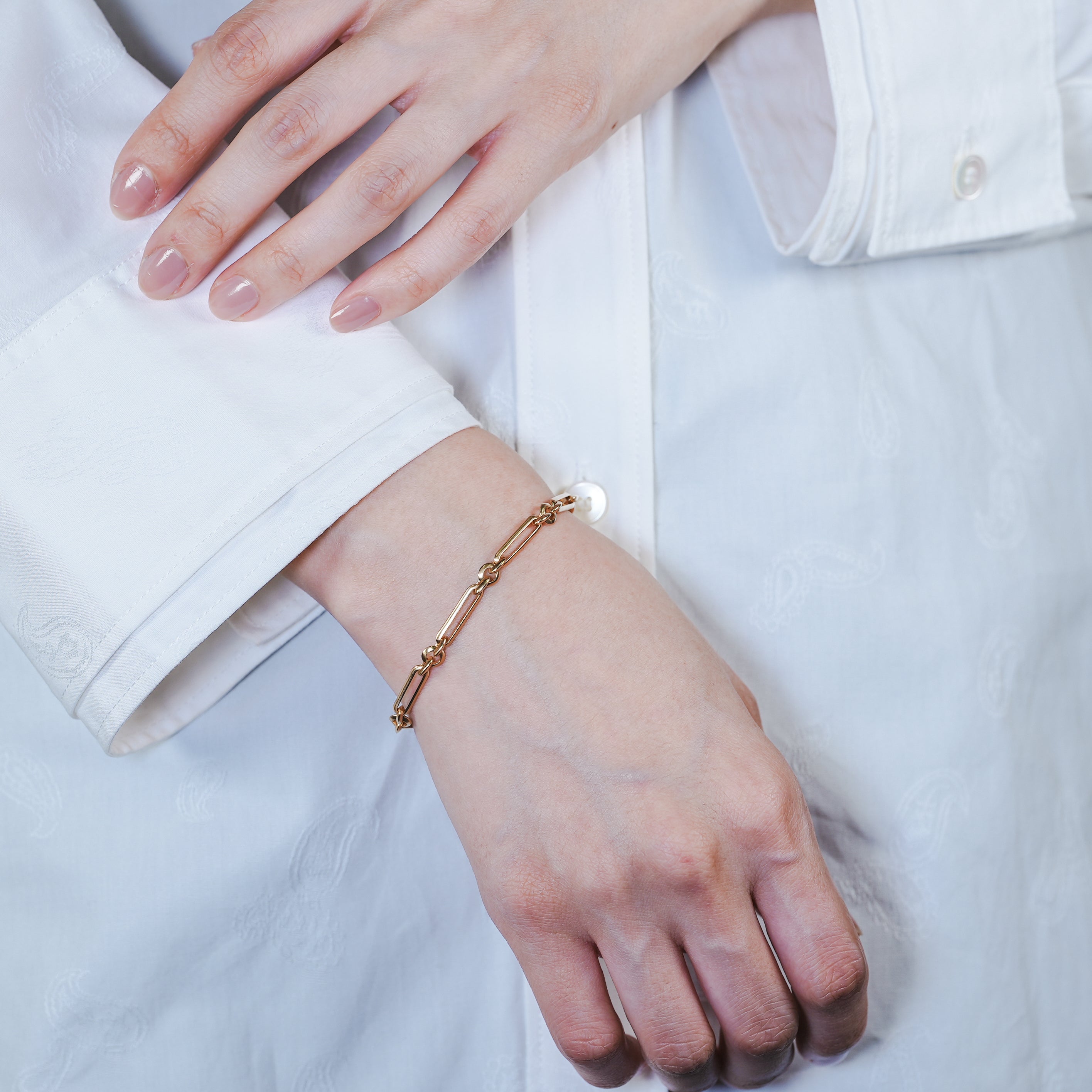 DECO LACE CHAIN BRACELET [la-BR267-NC]