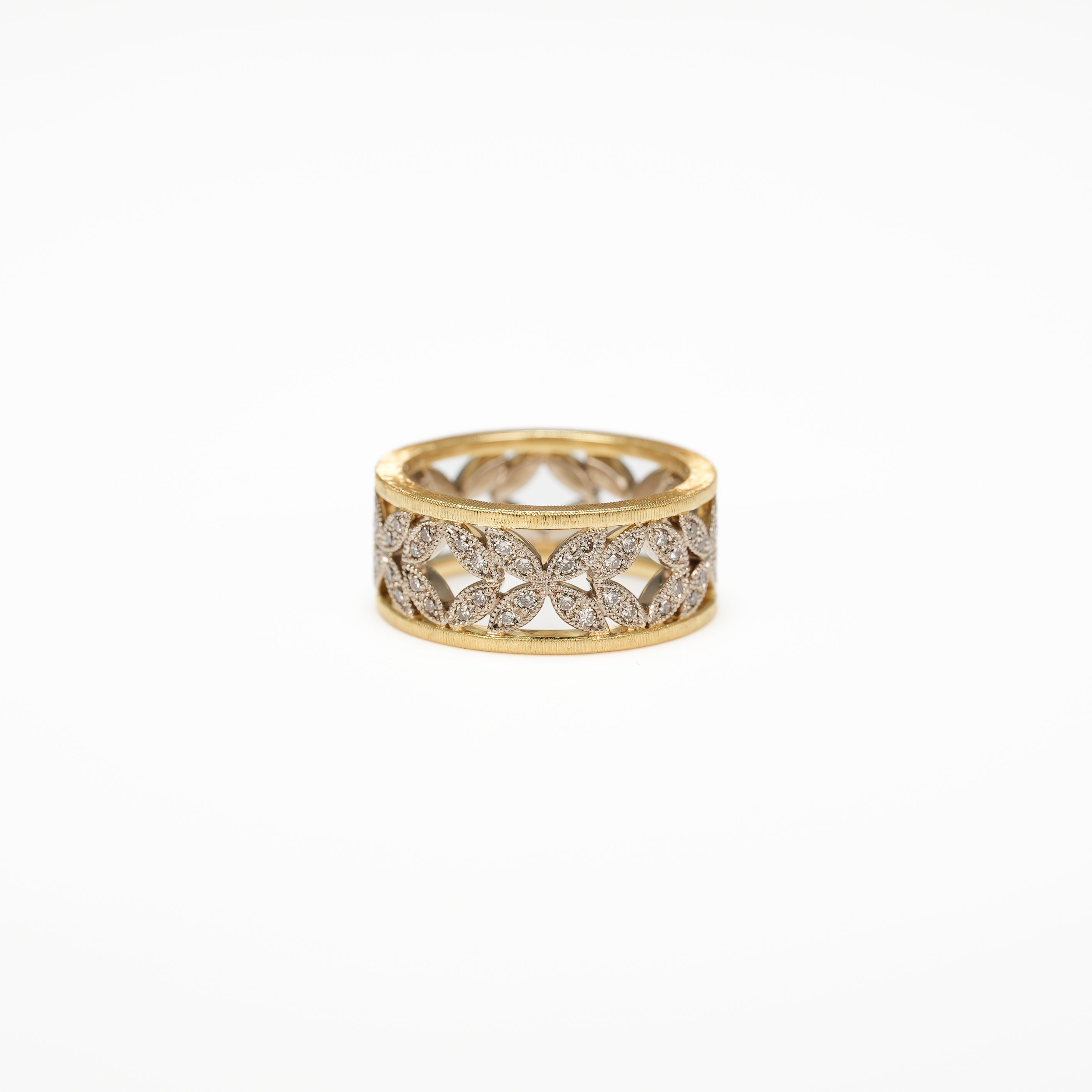 LACE COLLECTION GUILLOCHE RING [la-R166]