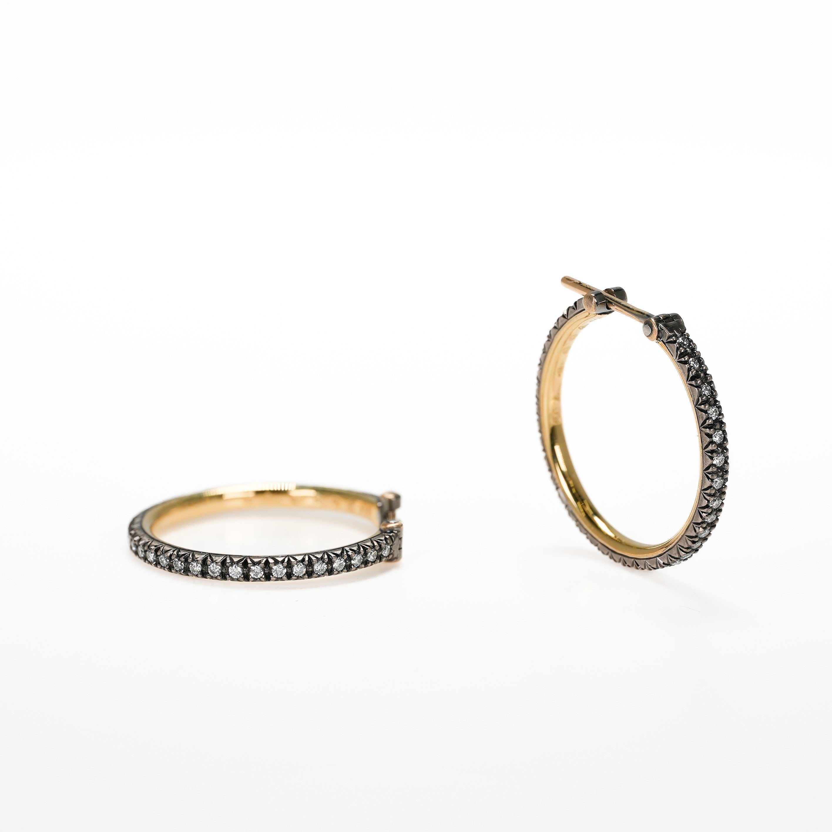 HUMETE COMBINATION COLLECTION PIERCED EARRINGS [et-P133M]