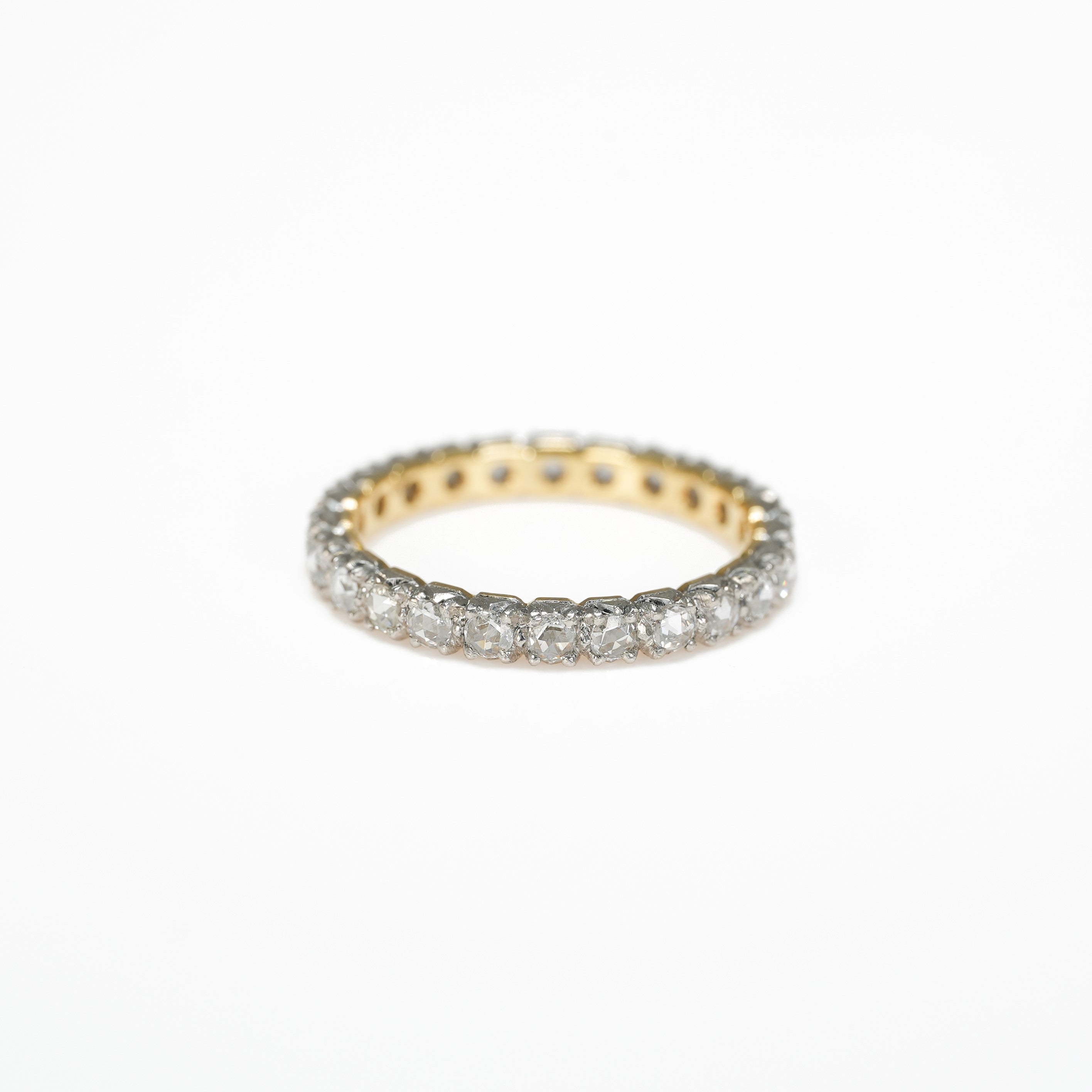 ROSECUT DIAMOND FULL ETERNITY RING [rc-R107]